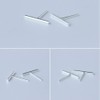 Belons 925 Sterling Silver Women's / Girls' Bar Stud Earrings