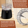 DITOSH Moka Pot Dosing Funnel Transparent Mocha Dispenser Precise Volume
