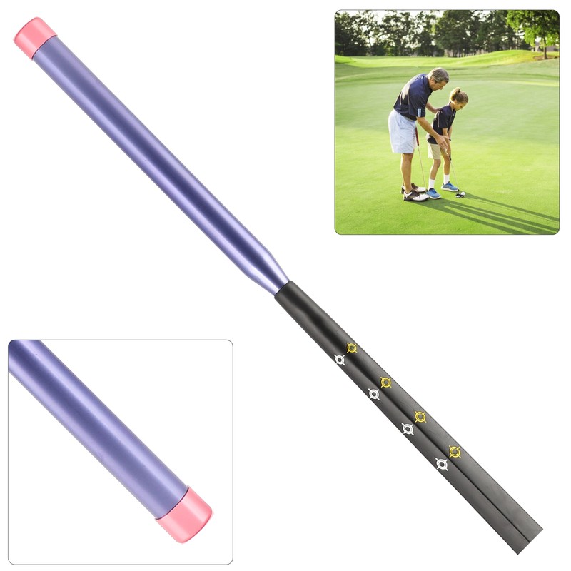 Golf Swing Trainer Practice Stick with Sound Rubber Grasp Handle