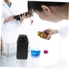 Ciieeo 2pcs Wide Mouth Reagent Bottles Thicken Plastic Vials for