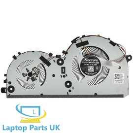 LPUK Replacement CPU Cooling Fan compatible with Lenovo IdeaPad L340-15IRH, L340-17IRH p/n: 5F10S13887, 5F10V82564