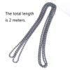 2 Meter/6.5 Feet Roller Blind Chain, 4.5mm Roller Blind Beaded