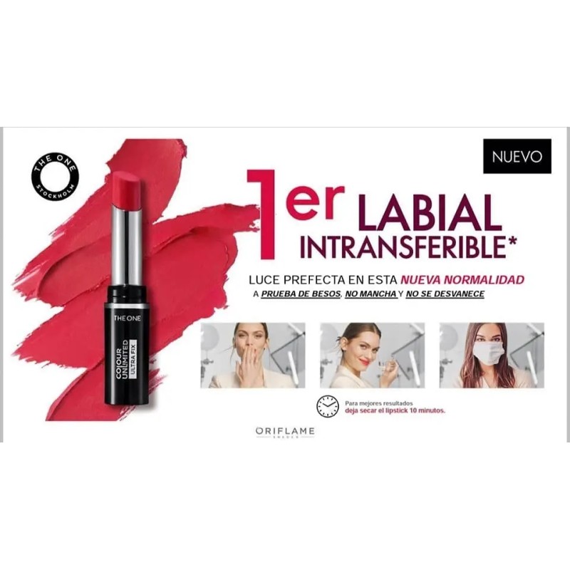 Lápiz Labial Mate De Larga Duración The One Oriflame