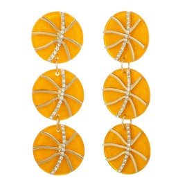 Madison Tyler Sports Earrings for Women, Acrylic, crystal