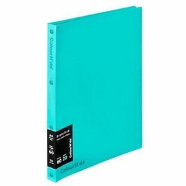 Colourhide 20 Sheet Refillable Display Book, Aqua