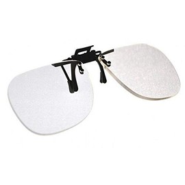 Magna-flip Clip on Flip up Magnifiers, Converts Distance Glasses and Into Reading and Computer Glasses. +4.50 Power