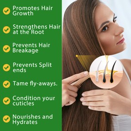 NIFEISHI Jamaican Black Castor Oil for Hair Growth, 100% Pure Natural Castor Oil Organic Cold Pressed Unrefined, Skin & Scalp Moisturizing 60ml