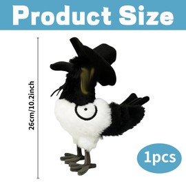 Demon Plush Bird, Cute Bird Collectible Stuffed Animal, Plush Collectors, Cute Stuffed Animal for Home Decor Fans Girls Boys Cartoon Game Toy Gifts