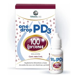 Onedrop Pd3 Vitamina D3 Y Probióticos En Una Gota 3 Ml