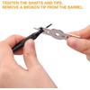 WIN.MAX 1000 dart tips, 2BA black soft dart tips, plastic