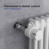 Thermostatic Valve Head 2pcs - Vancoco Thermostatic Radiator Valve Modern