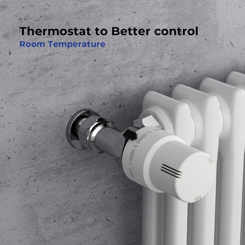 Thermostatic Valve Head 2pcs - Vancoco Thermostatic Radiator Valve Modern