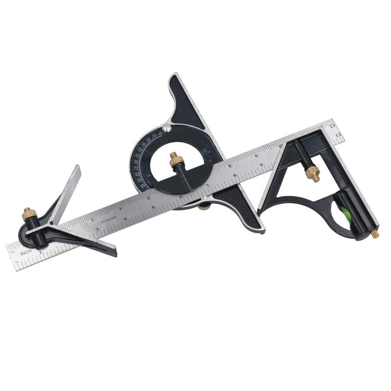 12" Combination Square + Centre & Protector Head TE167