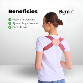 Genérico Back Posture Corrector for Women Men XS Padded Elastic Flexible Durable Breathable Lightweight Easy and Quick to Put on and Take off, Hand or Machine Washable