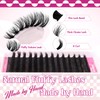 FADLASH Lash Clusters 100D Fluffy Eyelash Clusters 12-18mm Individual Lashes