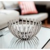 Homeroots 14" Silver Stainless Steel Decorative Bowl