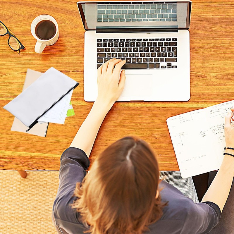 3 Pieces Leather Money Bag, Cash Storage Bag, Bill Storage