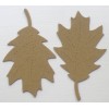 Unbranded {4} OAK LEAF - Bare Leaves Chipboard Die Cuts