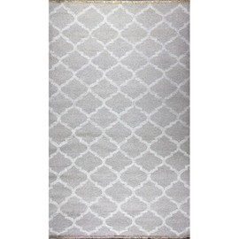 MOTI Kilim 23 Natural 4X6 Handwoven Wool Area Rug