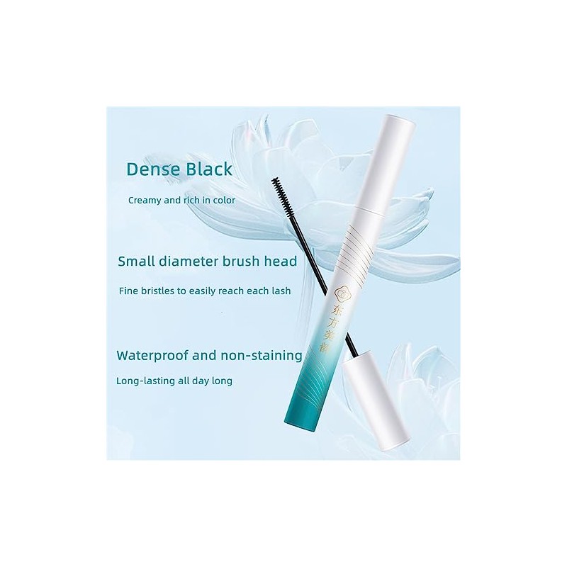 Ultra Fine Brush Black Mascara, For tiny and lower eyelashes,