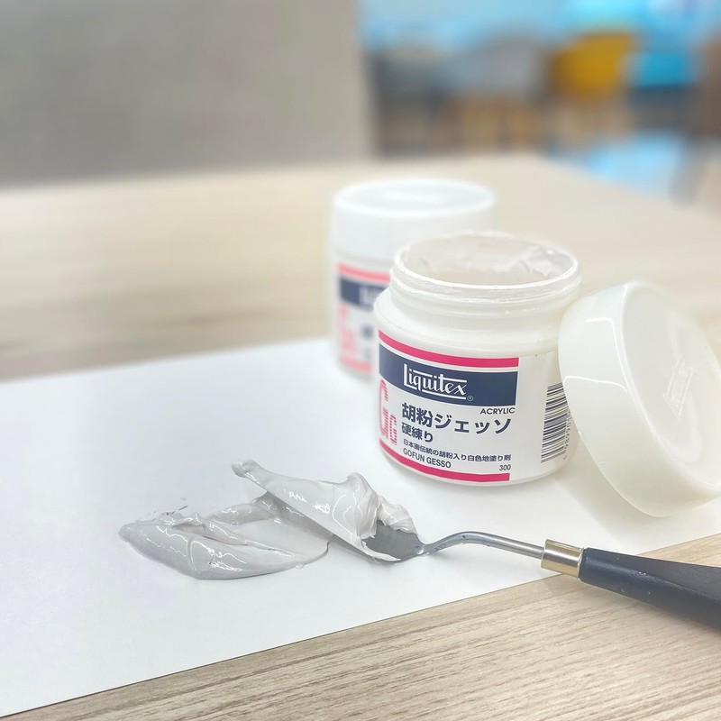 LIKITEX Acrylic Paint, Gesso Gesso Hard Knead, 1.7 fl oz