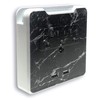 Glamsockets Decorative Wall Mount Surge Protector with 3 Outlets, Dual