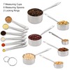 Smithcraft Measuring Cups and Spoons Set, 18/8 Stainless Steel Measuring