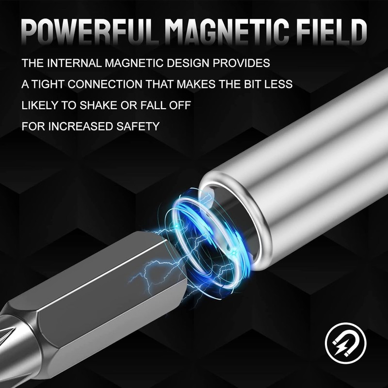 DEWIN Magnetic Drill Holder, Pack of 10 Socket Drill Holder