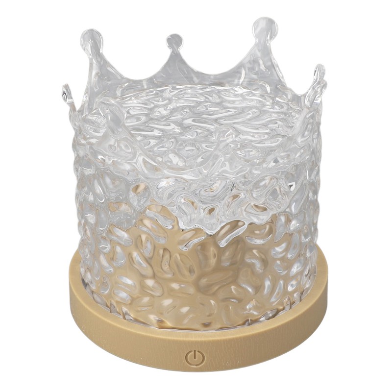 Wave Night Light 3 Colors 1000mAh USB Rechargeable Brightness Adjustable