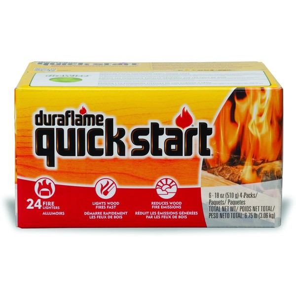 Duraflame 02453 Quickstart Firelighter, 18 Oz (Pack of 6)