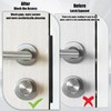 Door Latch Guard Plate, Outswing Door Security Heavy Duty Outswing