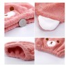 Children's Hair Drying Towel, Towel Cap, Bear Pattern, Hair Cap,