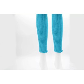 Undisclosed Turquoise Ribbed Legwarmers 60102 California Costumes