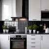 Ravinte 10 Pack 3-1/2 Inch Cabinet Pulls Black Sqaure Kitchen