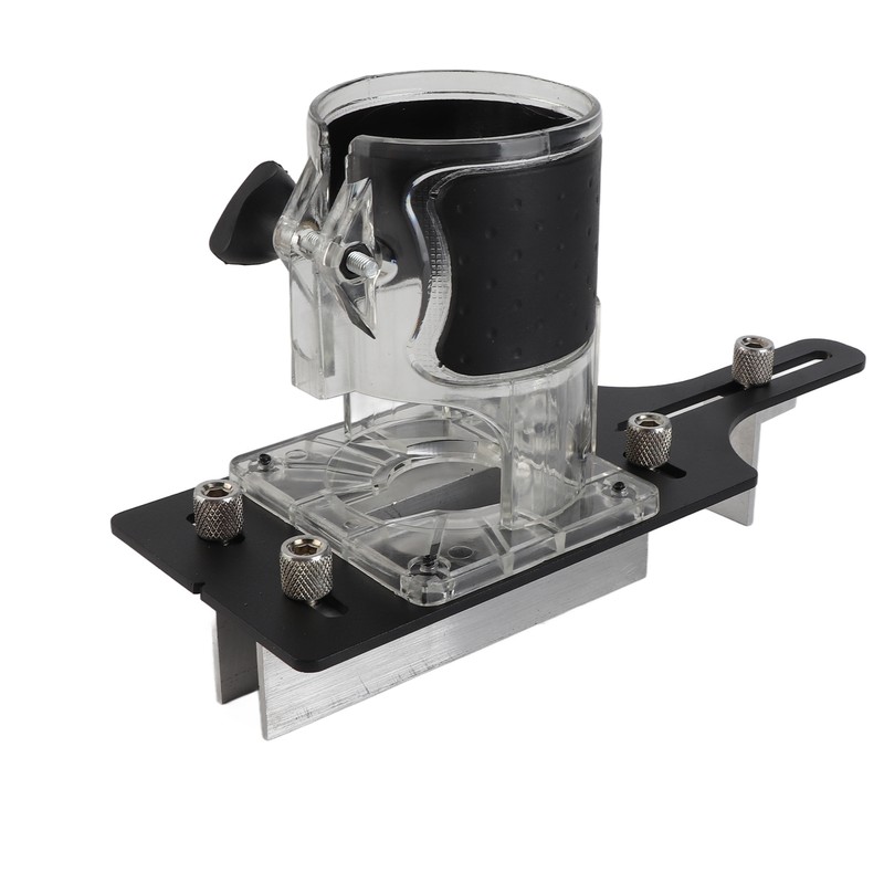 2 in 1 Slotting Bracket Woodworking Router Base for Cabinet