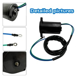 Electrical Power Tilt Trim Motor Compatible with Yamaha Outboard 40HP 50HP 60HP 70HP 80HP 90HP 2Stroke Replace 6H1-43880-02-00 6H1-43880-02 6260 18-6781 PT602NM