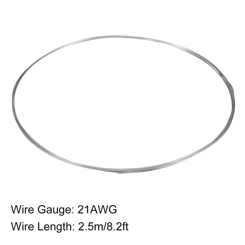 sourcing map 1 Piece 0.7 mm 21AWG Heating Resistor Nichrome