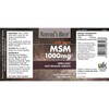 NATURE'S BEST Pure MSM 1000mg Fast-Release Tablets - 120 Tablets,