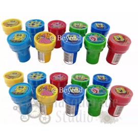 Nickelodeon Spongebob Self Inking Stamps for Kids Party Favor 60pc Stampers