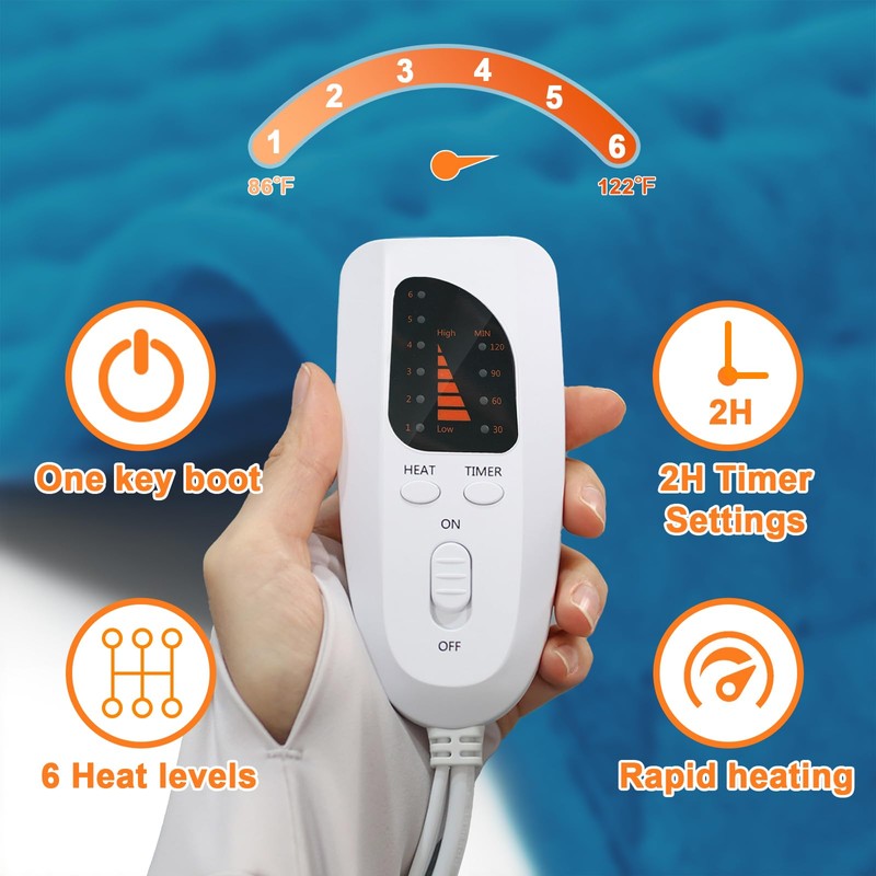 Heating Pads,Electric Heating Pads for Back,Shoulder,Hot Pad for Neck and