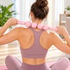 4-Wheel Massage Roller Stick for Legs, Back & Shoulders –
