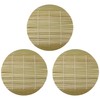 Set of 3 Noodle Plates, Bamboo Sauce, 6.5 inches (16.5