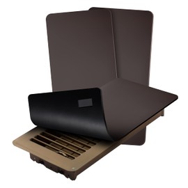 SEAL360 Magnetic Floor Vent Covers (3-Pack), Pocket for Complete Seal, 5.5" X 12" (Gray) for Floor Air Vents and Registers, Vent Not Included, Not for Wall or Ceiling Vents