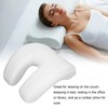 Arched Pillow Sleeping Cuddle Neck Cervical Pillow Soft Breathable Noon