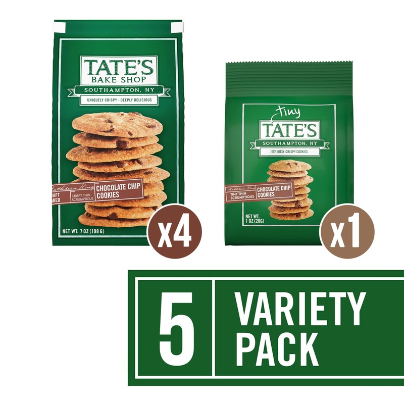 Tate's Bake Shop Chocolate Chip Cookies and Tiny Tate's Chocolate