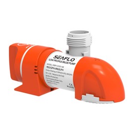 LIGHTEU®, 12V 1100GPH Narrow Low Profile Timer Sensing Automatic Bilge Pump SFBP1-G1100-14B