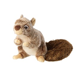 House of Paws "Woodland Friends Squirrel Dog Toy with Built-in Squeaker - Perfect Fetch Toy for Dogs