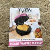 Nostalgia My Mini Heart Waffle Maker Small Bites Big Yums