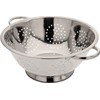 ABRUS Stainless Steel Colander with Wide Carrying Handle | Advance Sturdy Base | Dishwasher Safe (29 cm)