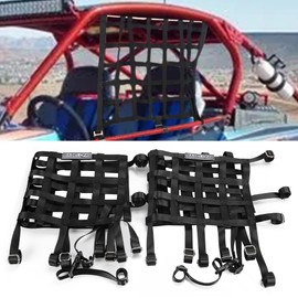 Can-Am X3 2017-2024 Safety Window Nets Black 2 Side Door Net for Can Am Maverick X3 and X3 Max All Models All Years 2017 2018 2019 2020 2021 2023 2024 - Set of Two